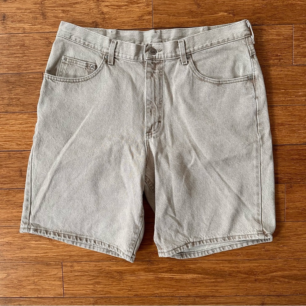 Vintage Tan Lee Denim Bermuda Shorts